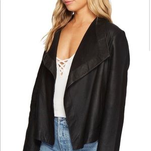 BB DAKOTA leather and suede light jacket
